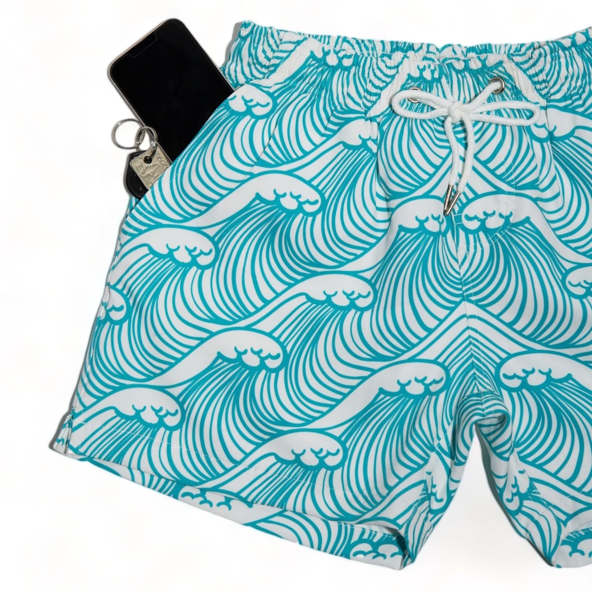 "Agua Aqua" Resort Fit swimsuit side-pocket