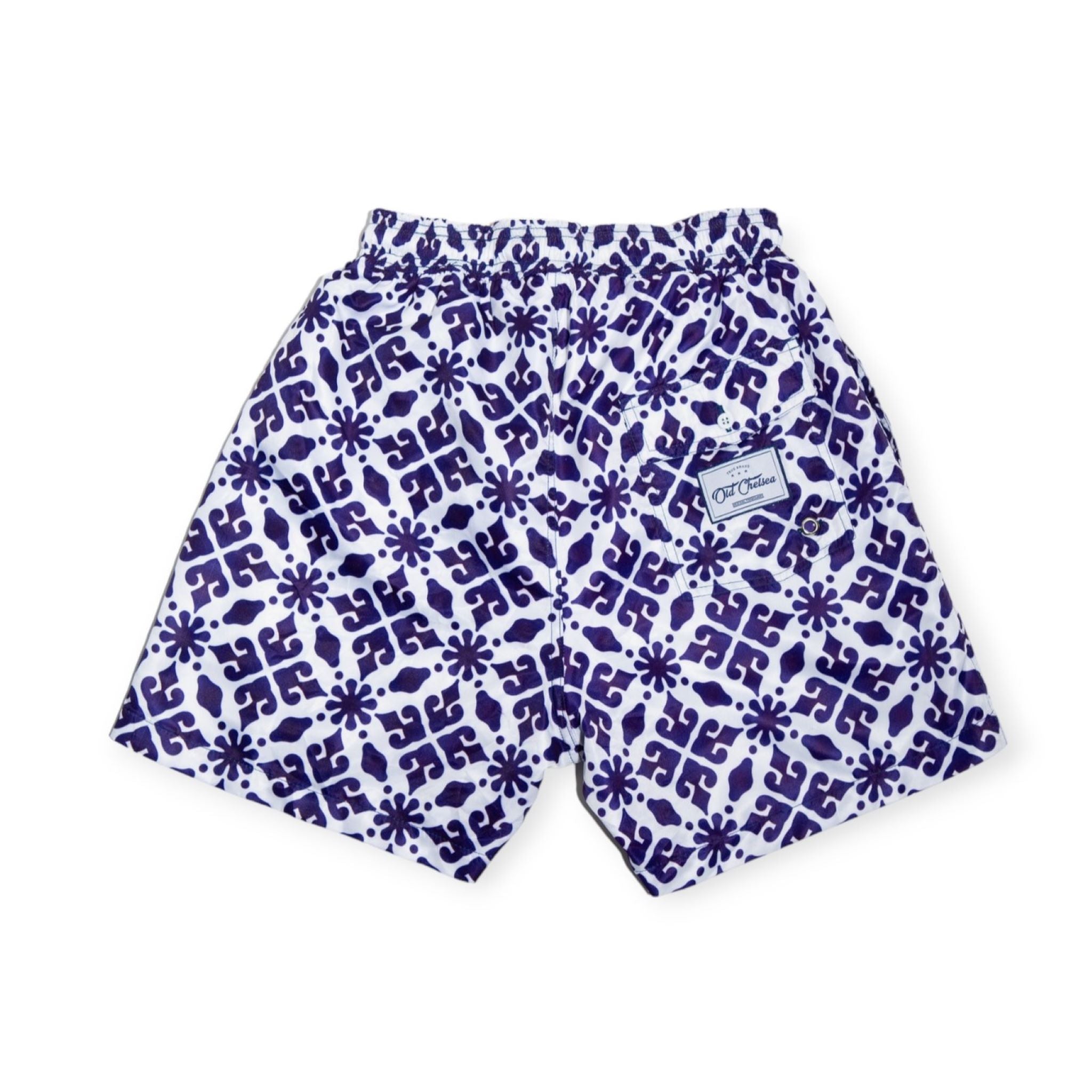 "Bali Batik" Beach Shorts back-side