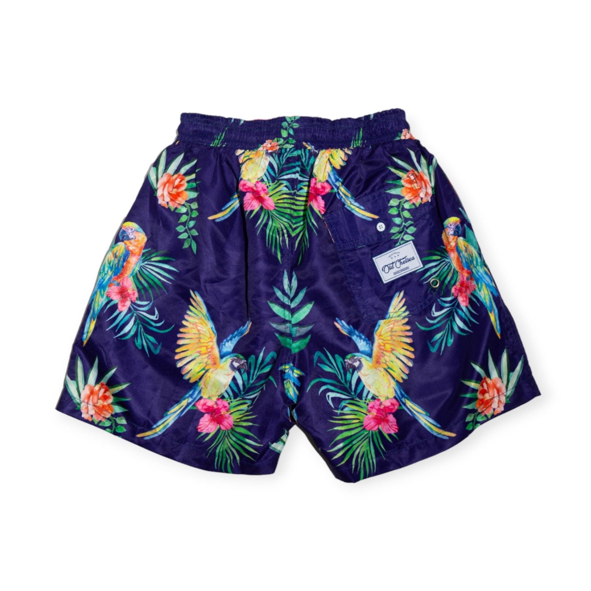 "Tropicana" Beach Short back-side